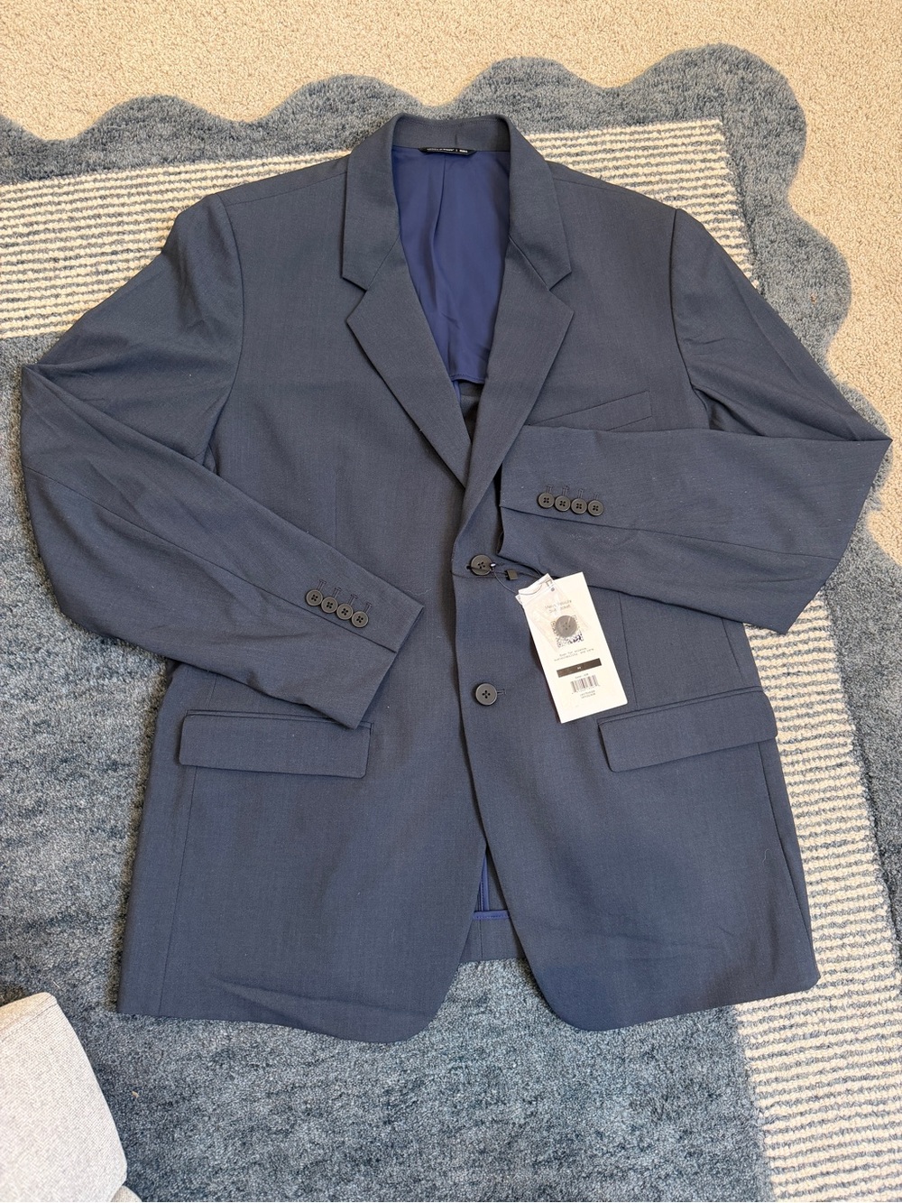 NWT Men's Navy Velocity Suit Jacket